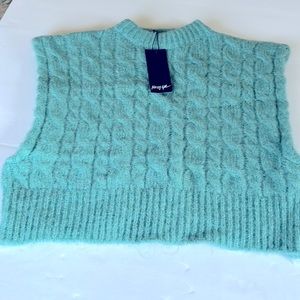 Nasty Gal cropped sweater vest